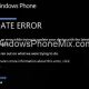 Windows Phone 800705B4 Error (SOLUTION)