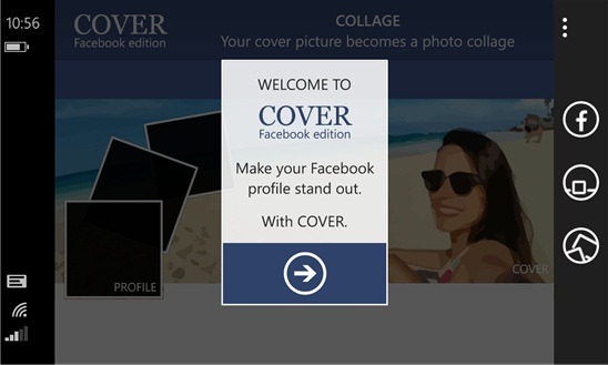 facebook cover windows phone